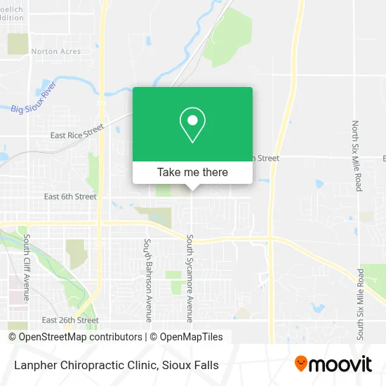 Lanpher Chiropractic Clinic map