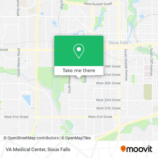 VA Medical Center map