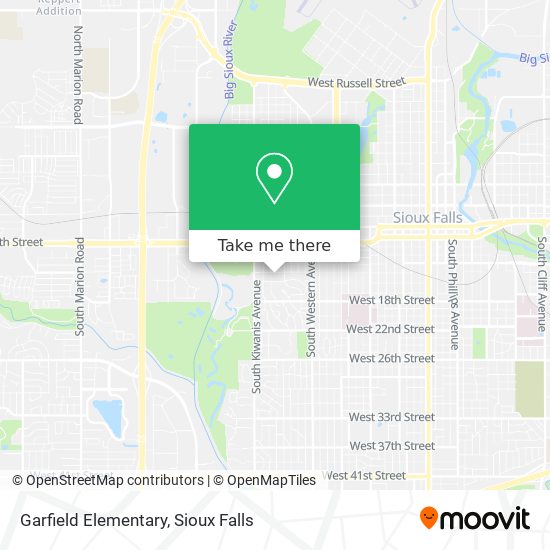 Mapa de Garfield Elementary
