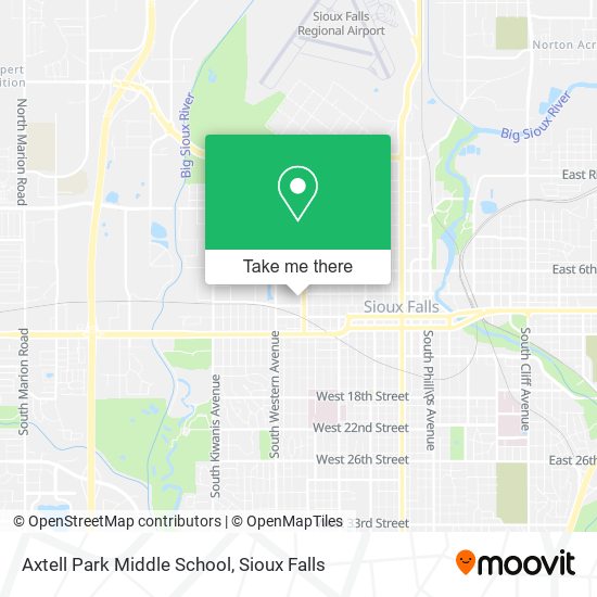 Axtell Park Middle School map