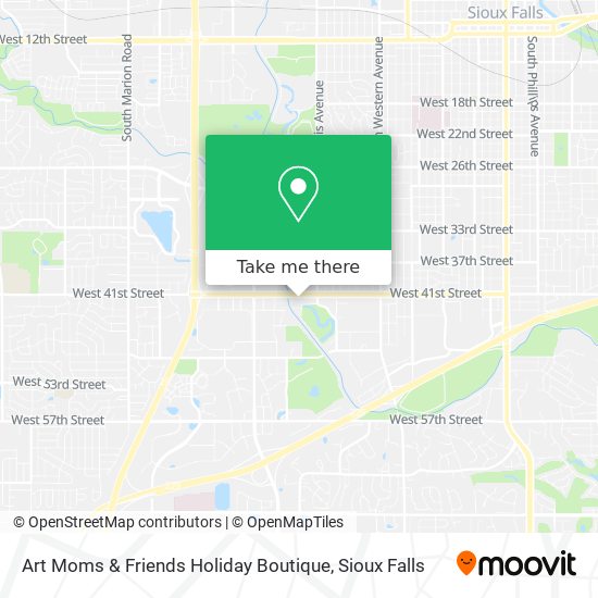 Mapa de Art Moms & Friends Holiday Boutique