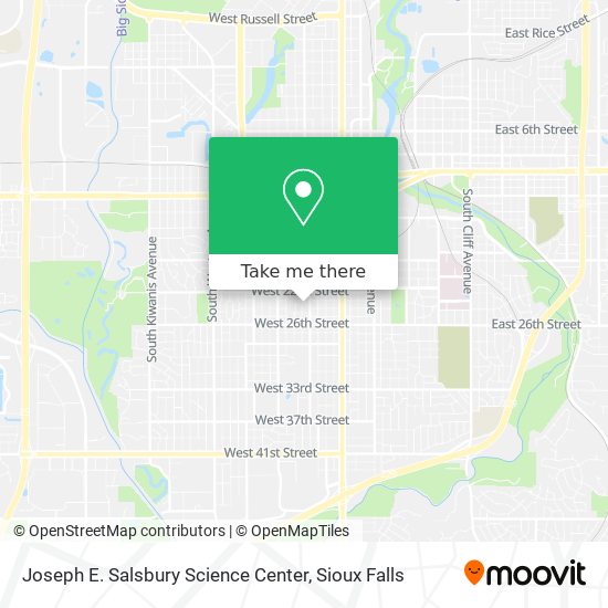 Joseph E. Salsbury Science Center map