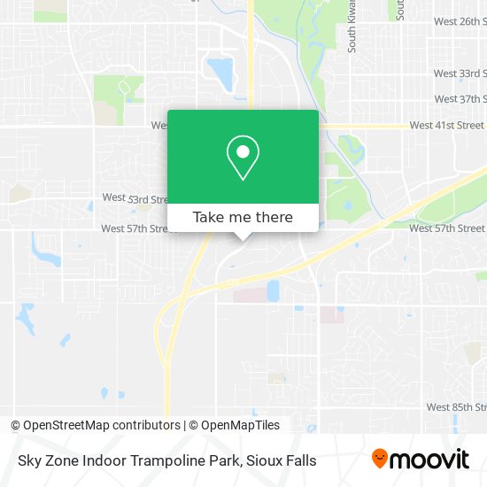 Sky Zone Indoor Trampoline Park map