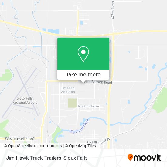 Mapa de Jim Hawk Truck-Trailers