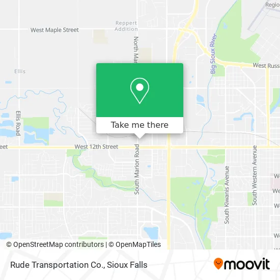 Rude Transportation Co. map