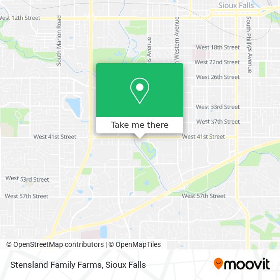 Stensland Family Farms map