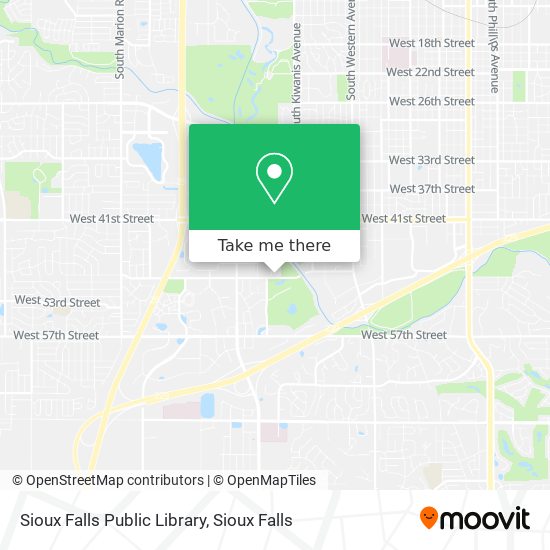 Sioux Falls Public Library map