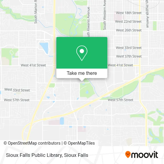 Sioux Falls Public Library map