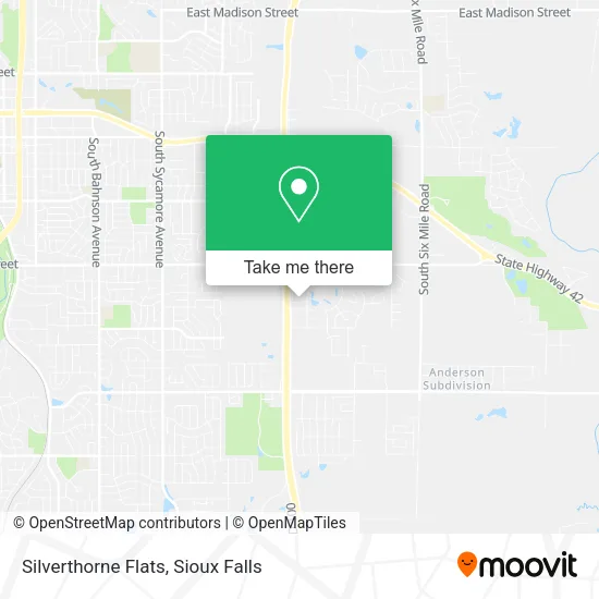 Silverthorne Flats map