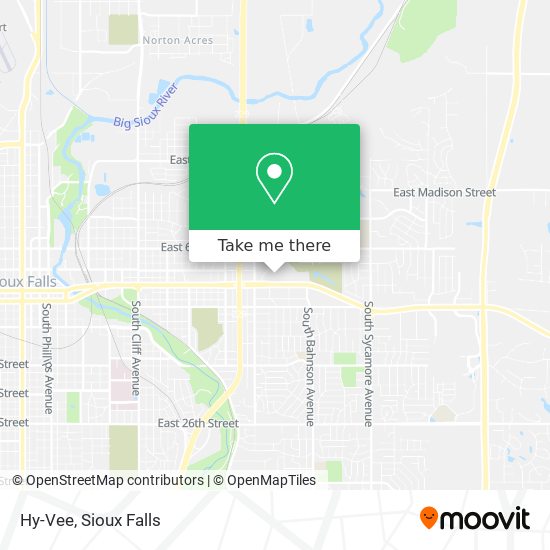 Hy-Vee map