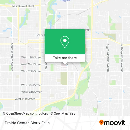 Prairie Center map