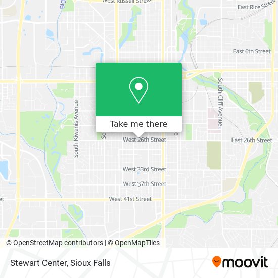 Mapa de Stewart Center