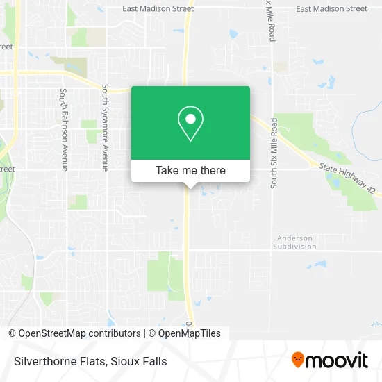Silverthorne Flats map