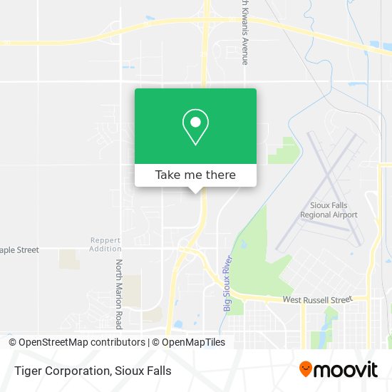 Tiger Corporation map
