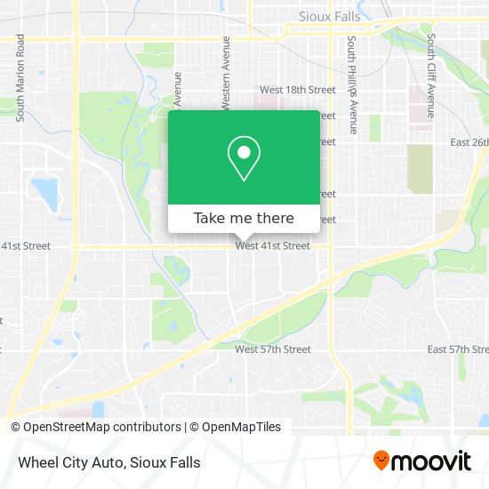 Wheel City Auto map