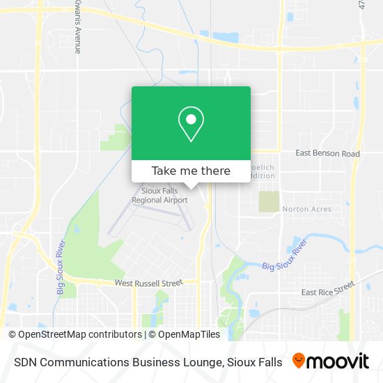 SDN Communications Business Lounge map