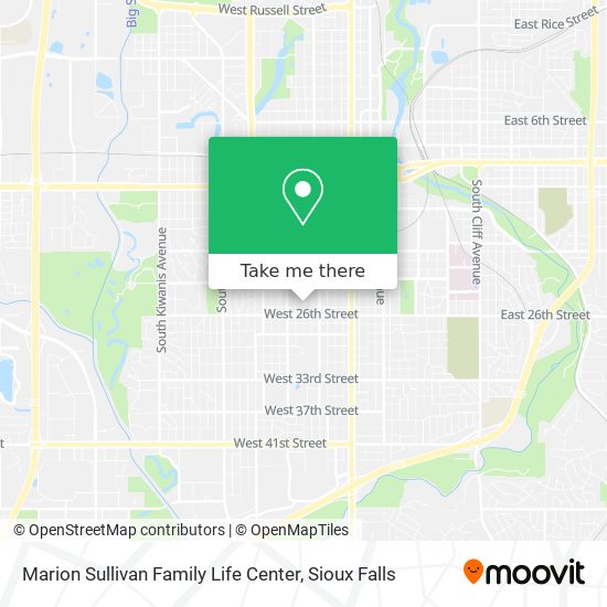 Mapa de Marion Sullivan Family Life Center