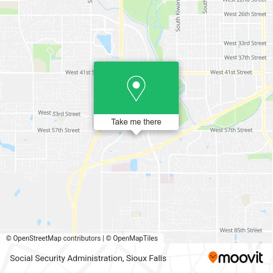 Social Security Administration map