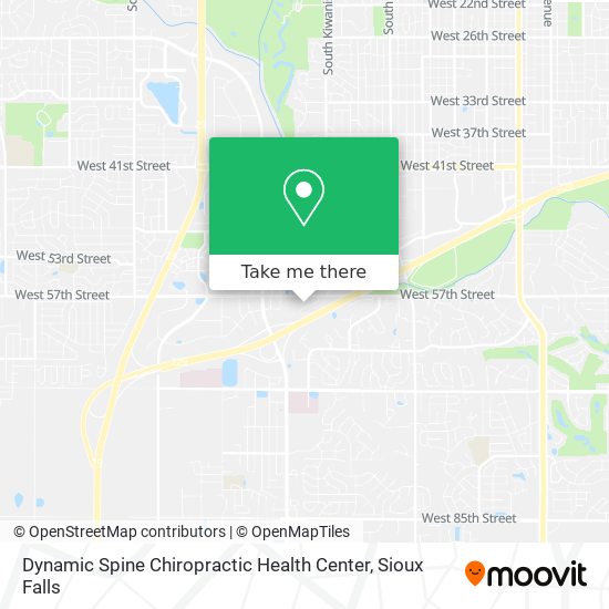 Dynamic Spine Chiropractic Health Center map