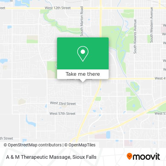 A & M Therapeutic Massage map