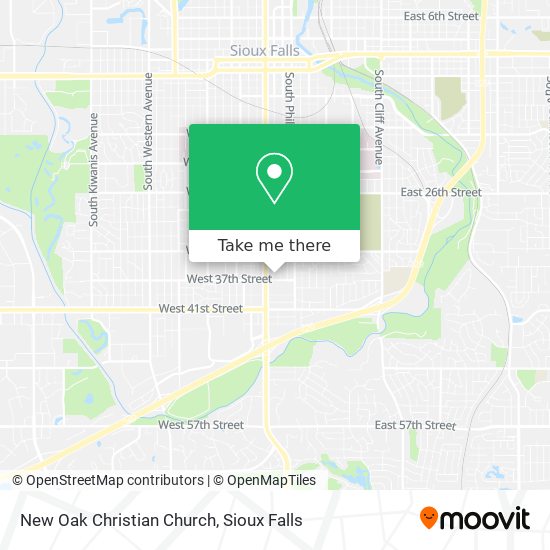 Mapa de New Oak Christian Church