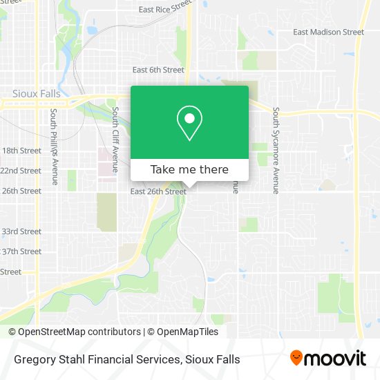 Gregory Stahl Financial Services map