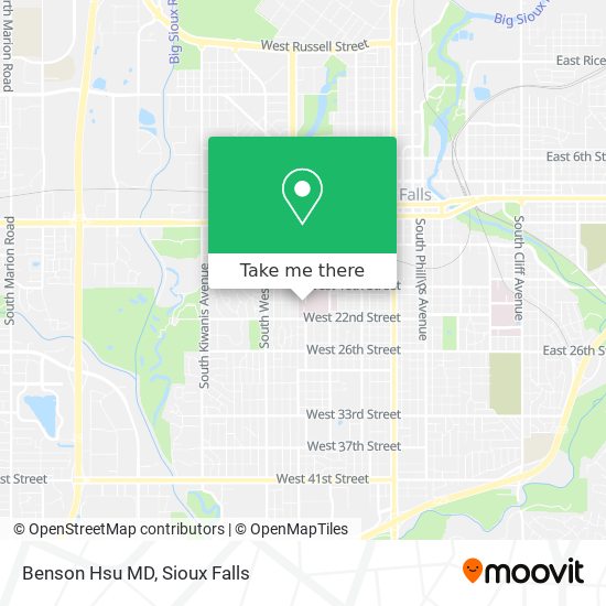 Mapa de Benson Hsu MD