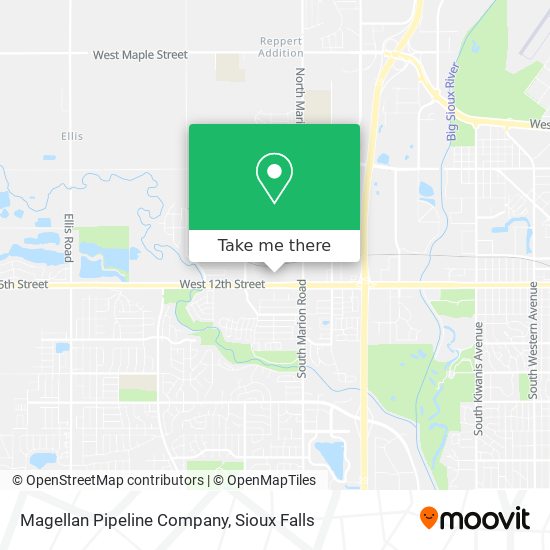 Magellan Pipeline Company map