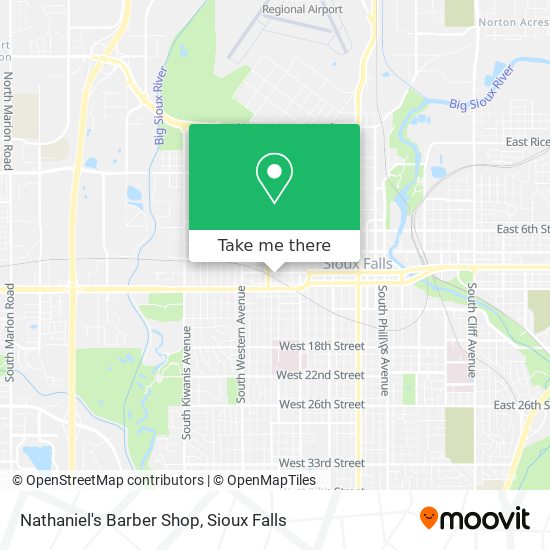 Nathaniel's Barber Shop map