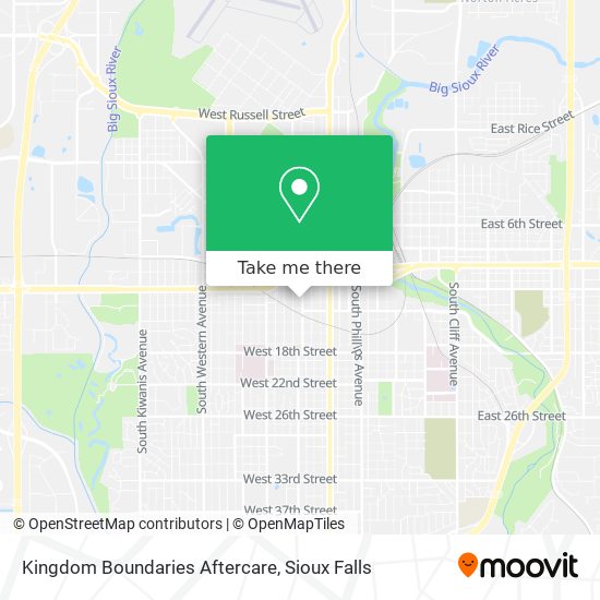 Mapa de Kingdom Boundaries Aftercare