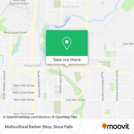 Multicultural Barber Shop map