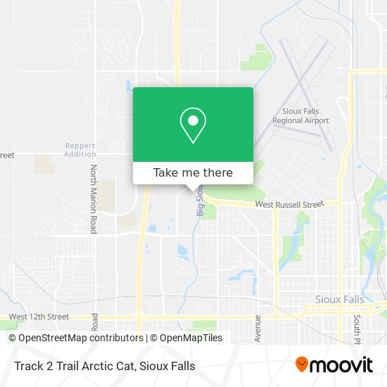 Mapa de Track 2 Trail Arctic Cat