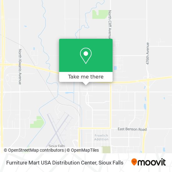 Furniture Mart USA Distribution Center map