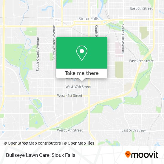 Bullseye Lawn Care map