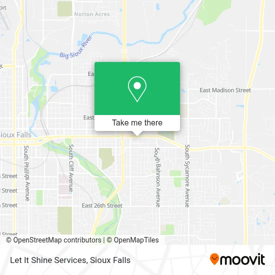 Let It Shine Services map