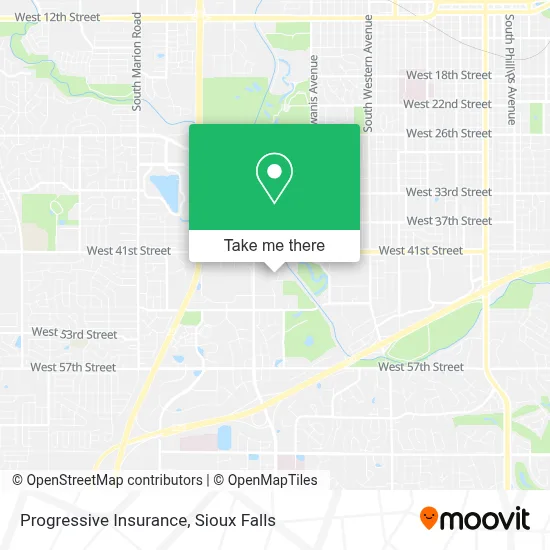 Progressive Insurance map