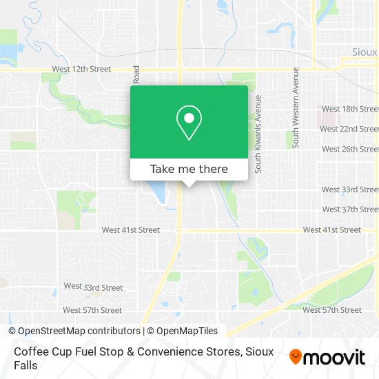 Coffee Cup Fuel Stop & Convenience Stores map
