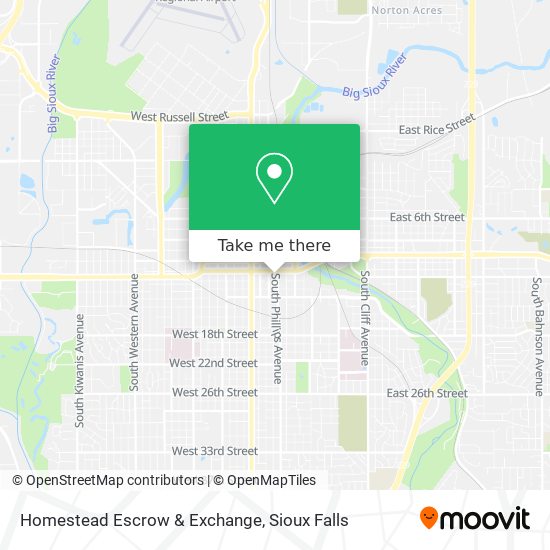 Mapa de Homestead Escrow & Exchange