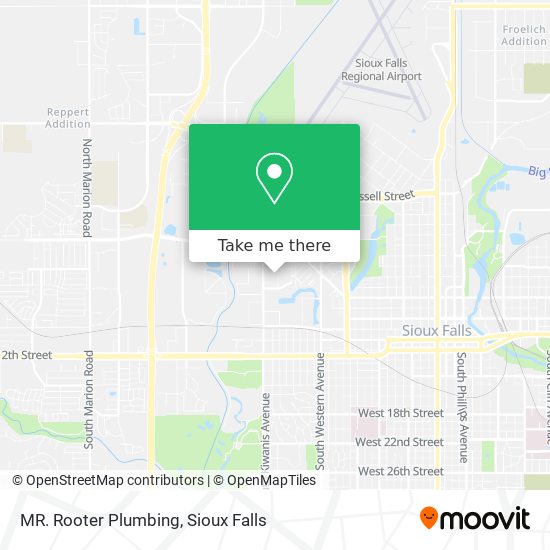 MR. Rooter Plumbing map