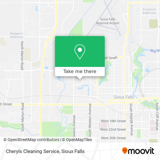 Cheryls Cleaning Service map