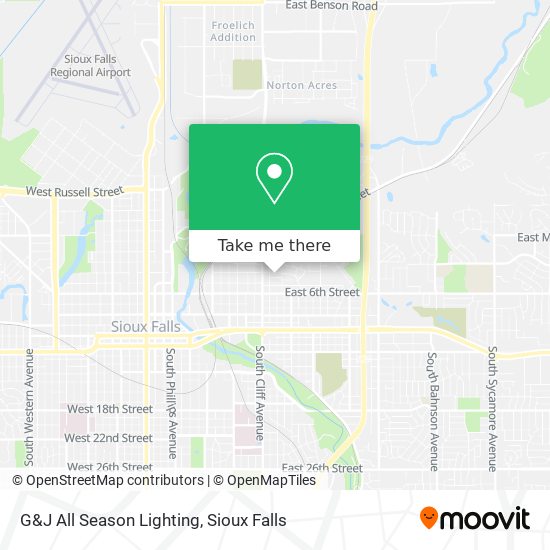 Mapa de G&J All Season Lighting