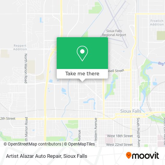 Artist Alazar Auto Repair map