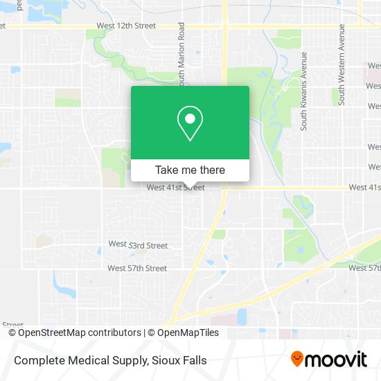 Complete Medical Supply map