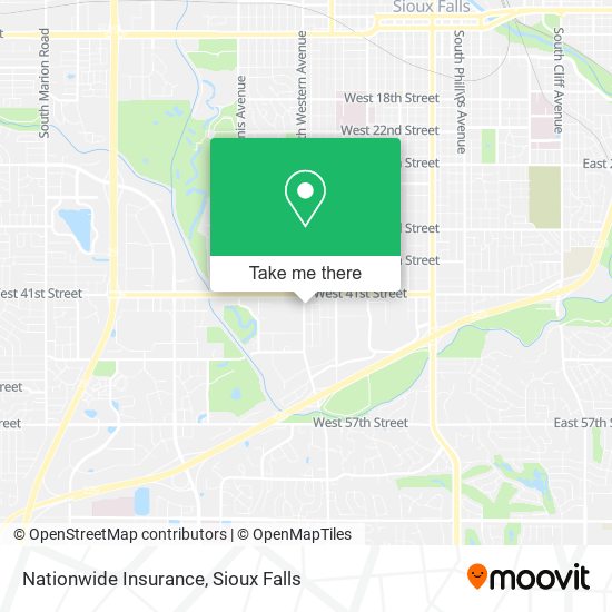 Mapa de Nationwide Insurance