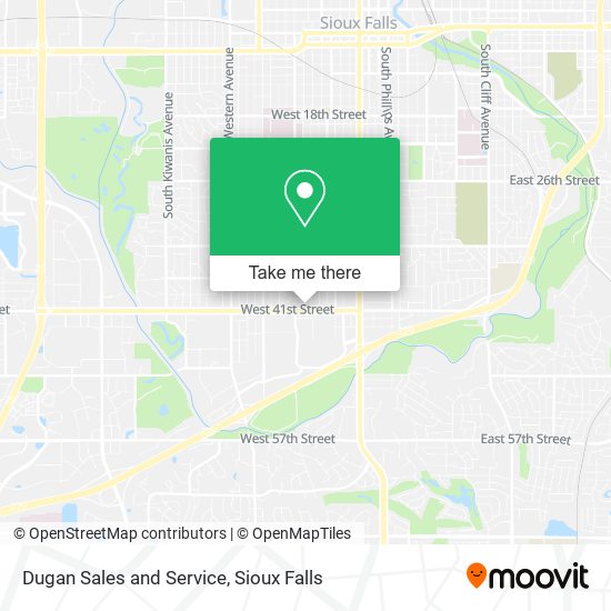 Dugan Sales and Service map