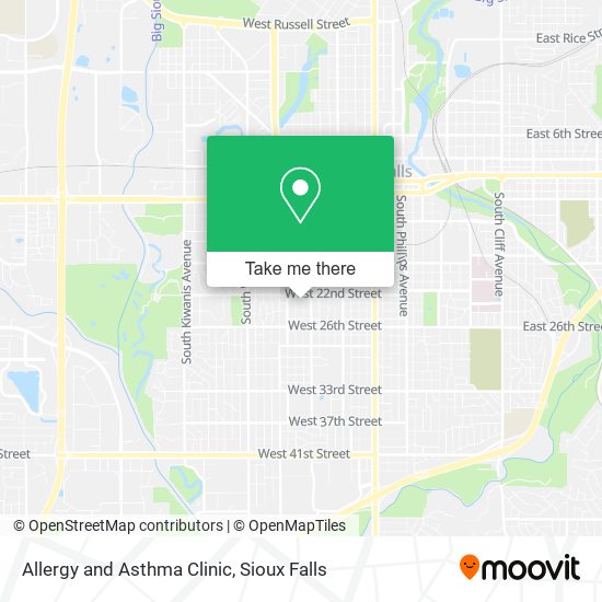 Allergy and Asthma Clinic map