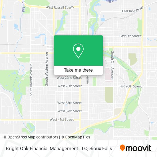 Bright Oak Financial Management LLC map