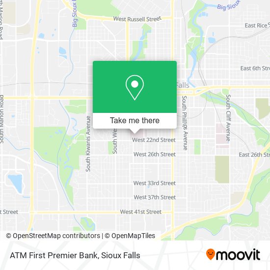 ATM First Premier Bank map