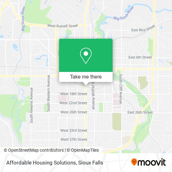 Affordable Housing Solutions map