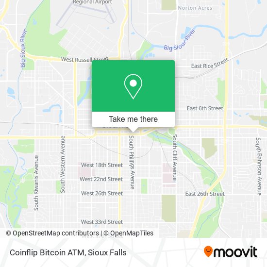 Mapa de Coinflip Bitcoin ATM